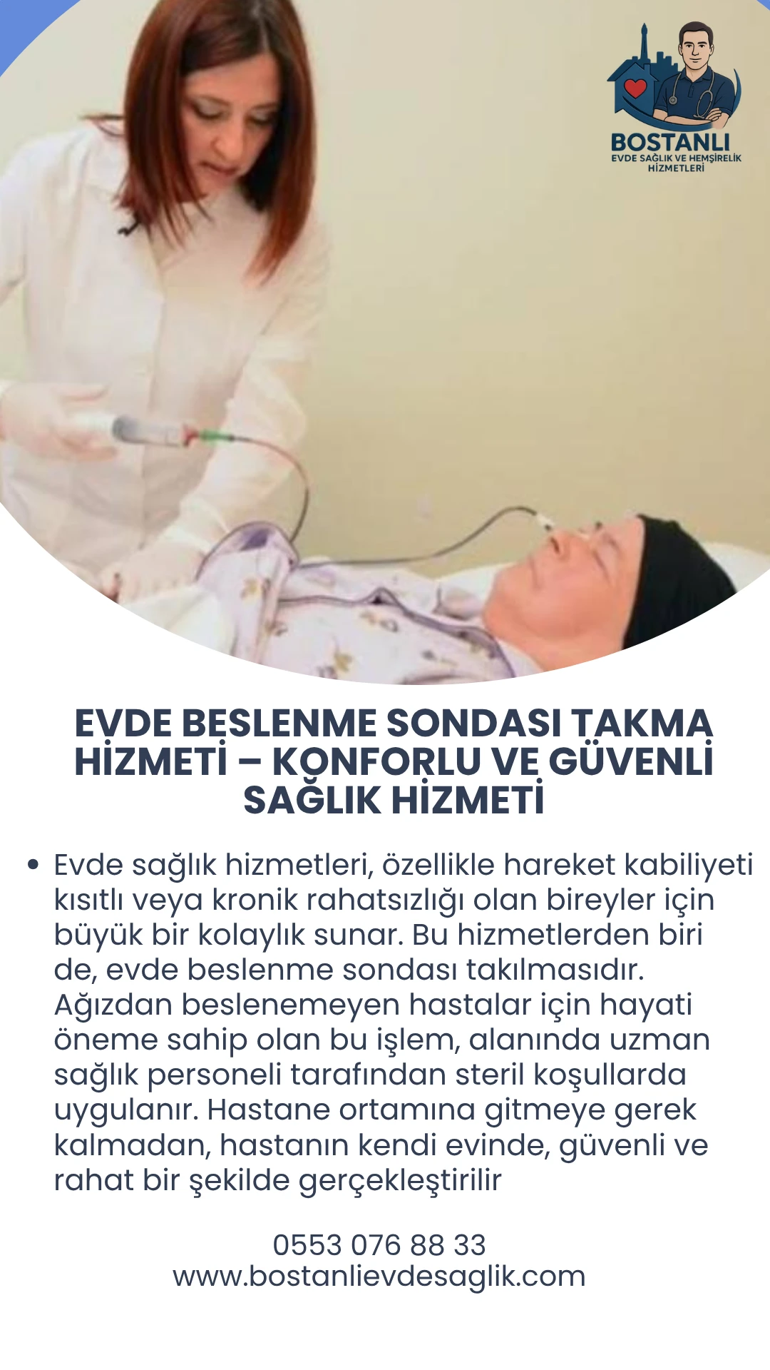 İzmir Atakent Evde Beslenme Sondası Takma